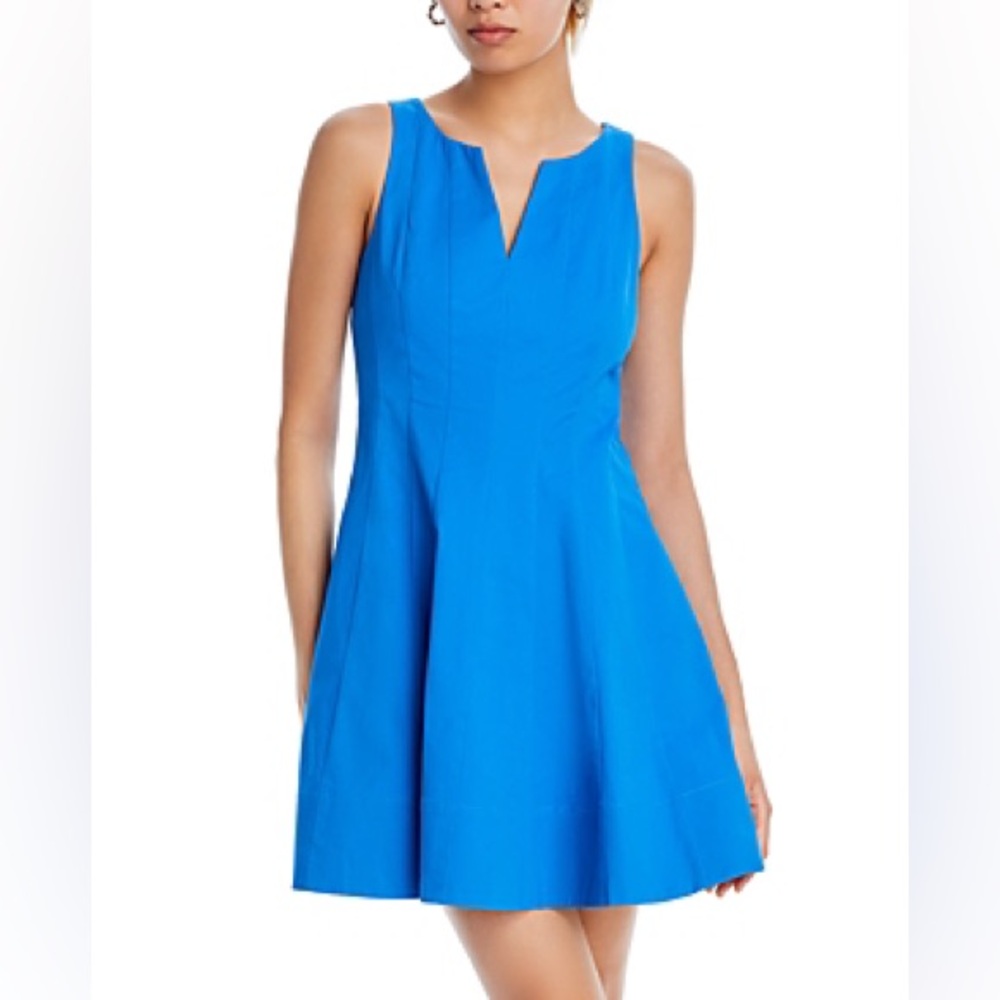 Halston heritage blue cocktail/work dress